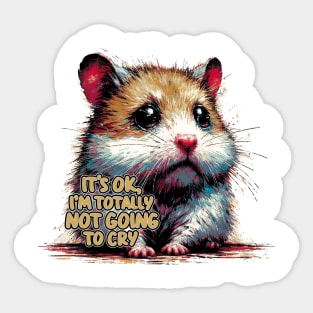 Sad Hamster Sticker